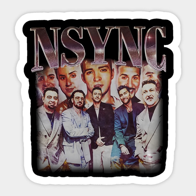 Vintage Tour NSYNC Music Sticker by nandraken